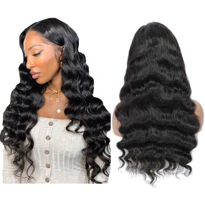 China Hot Selling Brazilian Cambodian Cambodian Lace Deep Loose Human Hair Wigs 5X5 Virgin Hair HD Lace Cuticle Aligned for sale