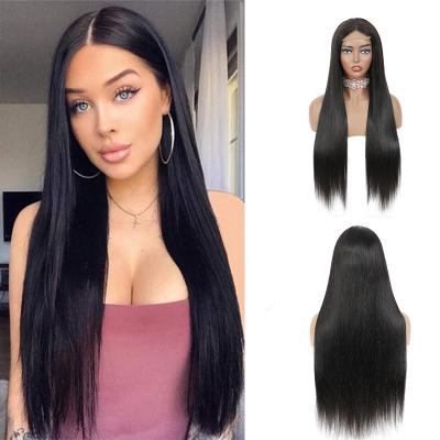 China Straight 2021 Hot Selling Original Remy Human Hair Wigs 4x4 Lace Closure Transparent Wigs for sale