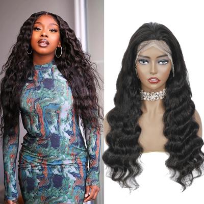 China Factory Direct Loose Wave 360 ​​Loose Wave Lace Front Wig Brazilian Real Virgin Hair Headband 180 Density 12A Grade Loose Wave Wig for sale