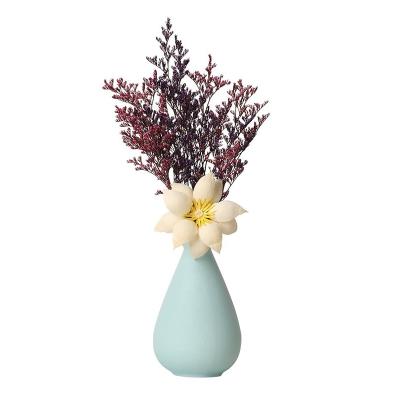 China Off sale new type modern well around glass vase ceramic Nordic white vase for sale