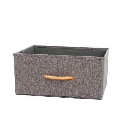 China Moisture Viable Japanese Canvas Nonwoven Fabric Rust Proof Foldable Dustproof Clothing Toy Book Storage Box Resistant for sale