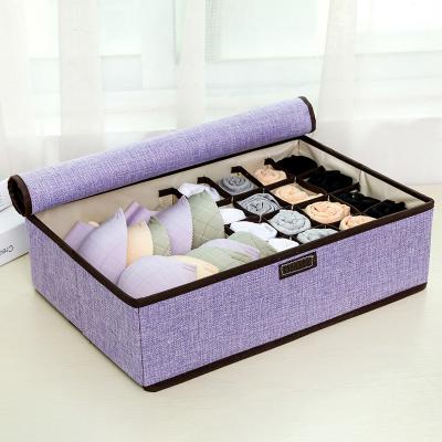 China Foldable Underwear Drawer Organizer 2022 Dividers Storage Boxes and Socks Cabinet for Clothes for sale