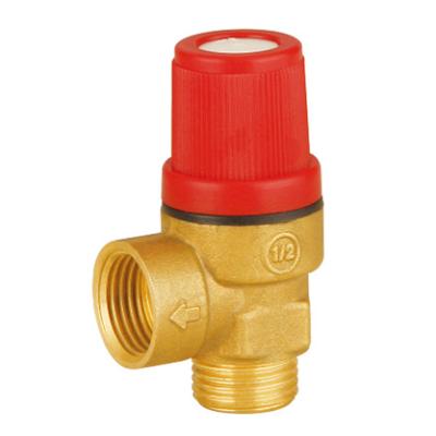 China Brass Heating System 1/2 Inch Air Pressure Safety Relief Valve For Boiler Steam for sale