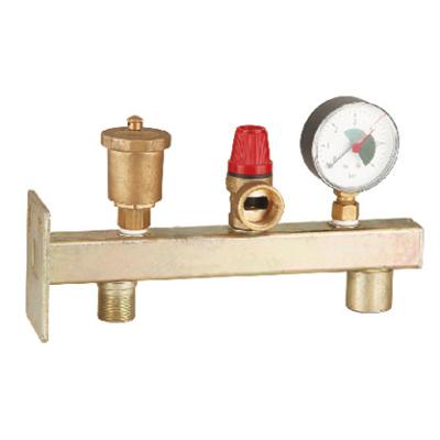 China HOPERADS General Boiler Brass Valve With Ningbo Pressure Gauge For Valve Heating Brass Pressure Reducer Complete for sale