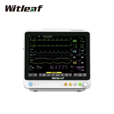 China Hospital Parameters Patient Monitor Standard Measurement ECG/TEMP/PR/NIBP/HR/RESP Approved CE/ISO Vital Signs Monitor Use on ICU, Hospital for sale