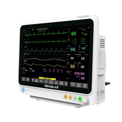 China ISO CE0123 Manufacturer ICU Witleaf High Quality Approval Multiparameter Patient Monitor Plug In Module Monitor With Trolley for sale