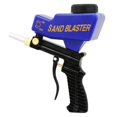 China Professional Building Material Stores Metal Sandblaster Portable Air Tools LEMATEC Portable Sandblasting Gun for sale