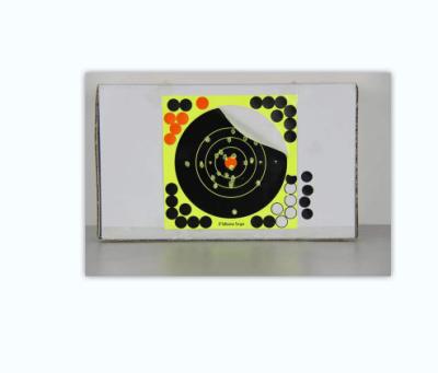 China Eco-friendly Splatter Practice Shooting Target Bulls Eye Reaction Paper Multi Shooting Tool For Home Indoor Use for sale