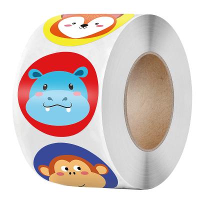 China Water Proof Animal Stickers Kids Cartoon Hot Selling Environmentally Friendly Strong Adhesive Cute Sticker for sale