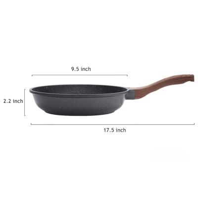 China Minimalist Multifunctional Induction Aluminum Frying Pan Omelet Pan Fry Pan Nonstick Set for sale