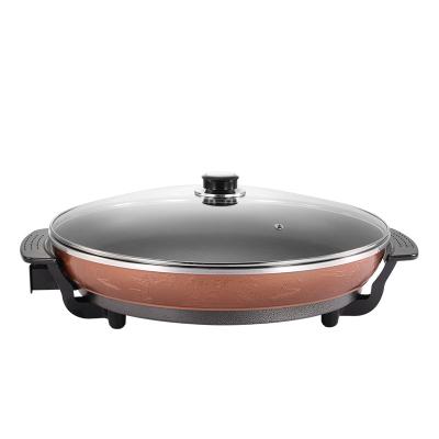 China Household non-disposable, eco-friendly electric frying pan 40cm for sale