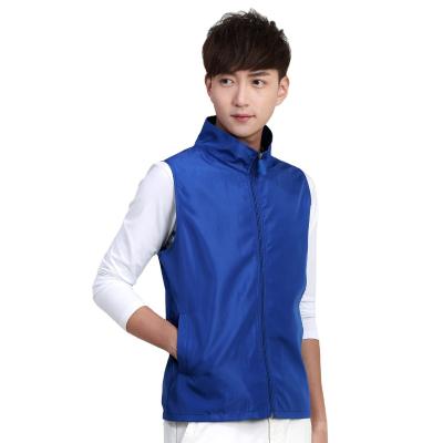 China Wholesale Fashion Advertising Men's Different Size V-neck Suit Vest Breathable Waistcoat Vest For Sale for sale