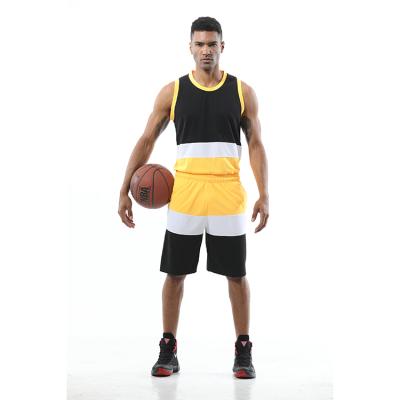 China 2021 QUICK DRY cheap set basketball T-shirt shorts sports kits men basketball tank tops youth basketball for sale