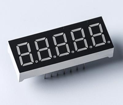 China Electronic Products 5 Digit Red 7 Segment Led Display for sale