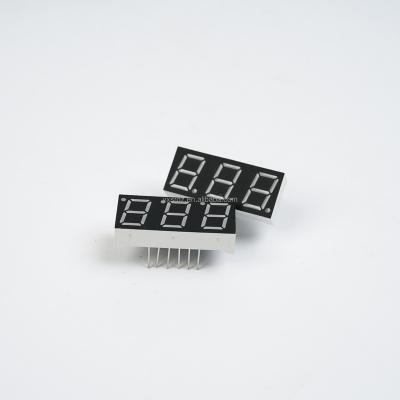 China Indoor Red 3 Digit 0.4 Inch 7 Segment Display Led Display Common Anode for sale