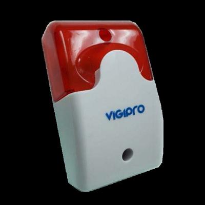 China Vigipro Burglar Alarm Audible and Visible Alarm Sounder Surface mounted high sound pressure output and extra bright LED flashing Audible and Visible Alarm Sounder for sale