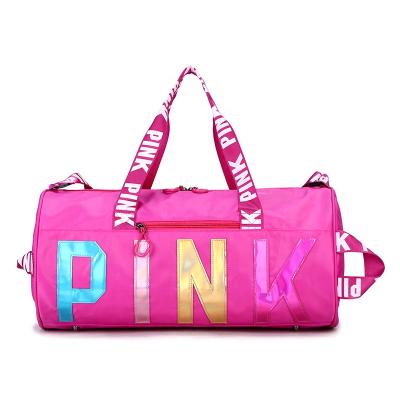 China Shoes Bag Waterproof Outdoor Travel Bag Waterproof Outdoor Travel Bag Custom Made Duffel Bag Men Gym Bag Pink Sequin Girls New Arrival for sale