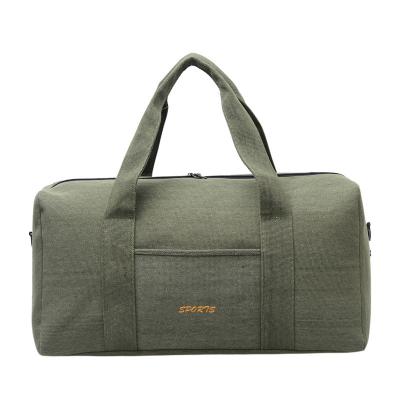 China Fashion Large Canvas Luggage Travel Bags Fleece Overnight Sack Travel Bags for sale