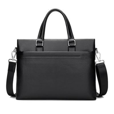 China New Design Eco-friendly PU Leather Shoulder Messenger Handbag Briefcase Laptop Bag for sale