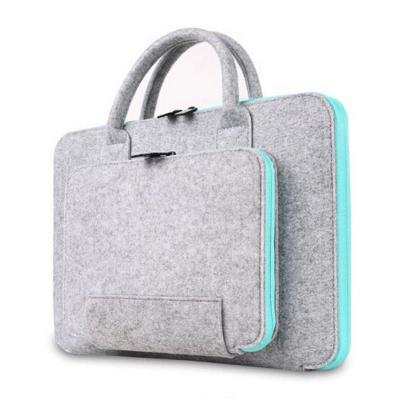 China China Supplier Eco-friendly Wool Felt Laptop Bag For 13/14/15 Inch Notebook for sale