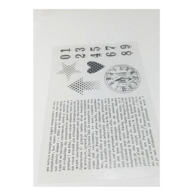 China Customized clear scrapbooking invitations stamps with beautiful hooves for sale