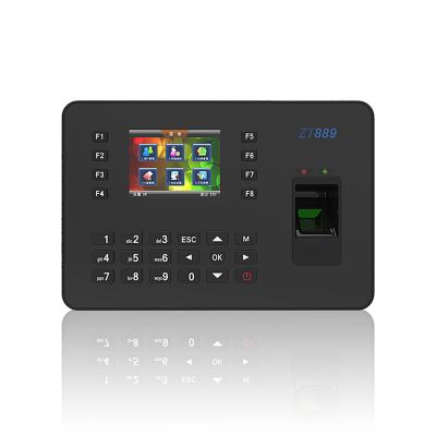 China ZT889UK Fingerprint Attendance Machine Clock In and Clock In Interface Design in Multiple Languages ZT889UK for sale