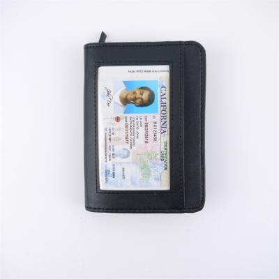 China Normcore/Minimalist RFID Blocking Card Holder Wallet PU Credit Card Holder Protector Wallet For Men for sale