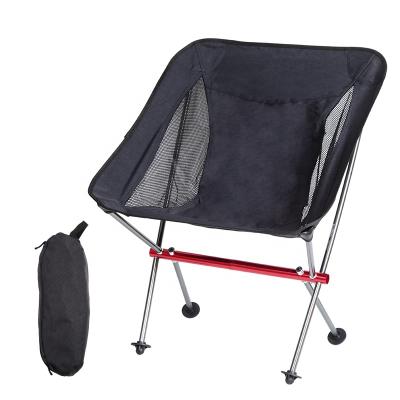 China Modern Ultralight Lightweight Portable Chair Folding Recliner Outdoor Camping Chair With Foot Rest for sale