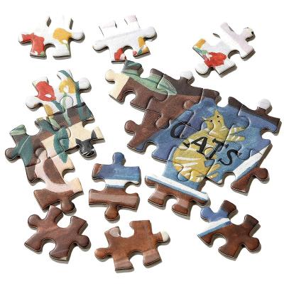 China Cartoon Toy High End Customized 100 500 1000 Piece Children's Animal Puzzle for sale