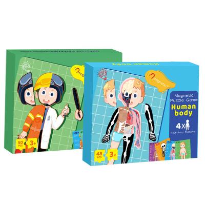 China Eco-Friendly Custom Travel Activities Travel Toys For Boys And Girls Preschool Magnetic Puzzles Kids for sale