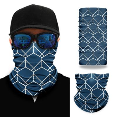 China Custom Soft Tube Logo Biker Neck Multifunctional Seamless Multifuntional Bandana for sale