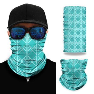 China Soft Custom Logo Printed Headbands Outdoor Hiking Headwear Tube Bandana for sale