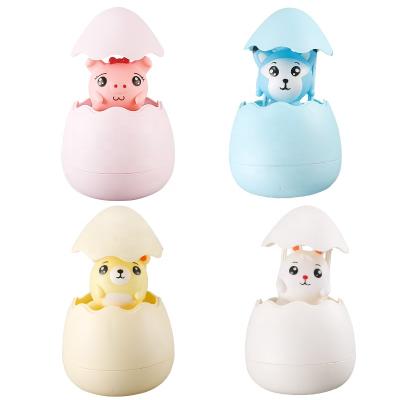 China Hot Indoor Plastic Play Cute Baby Eggs Summer Water Spray Bath Toys Bathroom Eco-friendly Material for sale