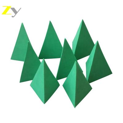 China Eco-friendly Material Factory Directly High Density Eva Foam Cones Pyramid Shape Cut Blocks for sale