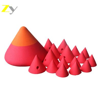 China Building Toy Custom Eva Foam Geometric Colorful Cones for sale