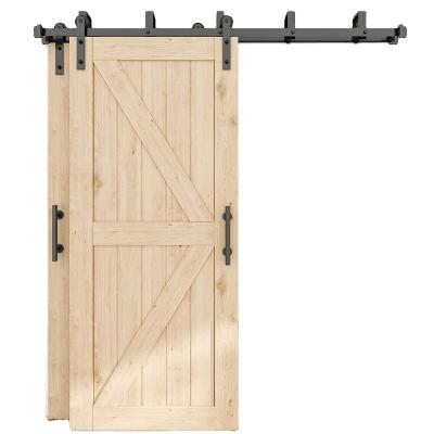 China SZD Decoration Modern Design Interior Sliding Wooden Barn Door for sale