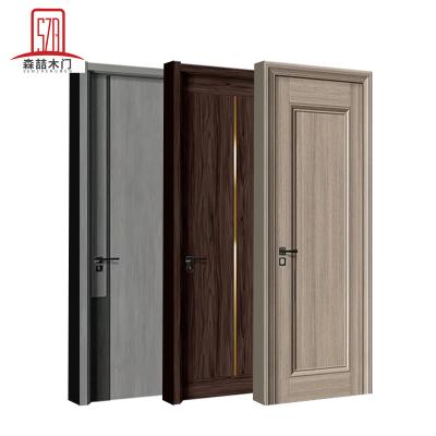 China New Design Decoration SZD Best Price Modern Front Wood Armored Steel External Entry Pivot Door for sale