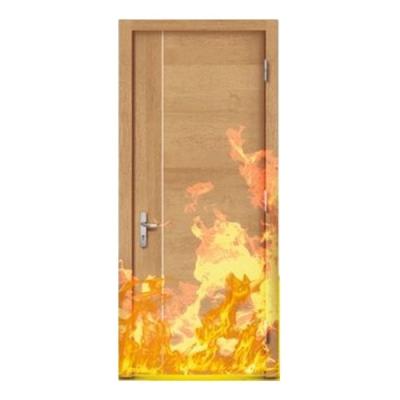 China Interior fire protection SZD door fireproof doors fire rated fire resistannt wooden hotel doors for sale