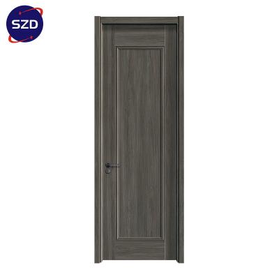 China Interior Decoration SZD 2022 Walnut Wood Door Painted Core Door Bedroom Bathroom Solid Wood Door for sale