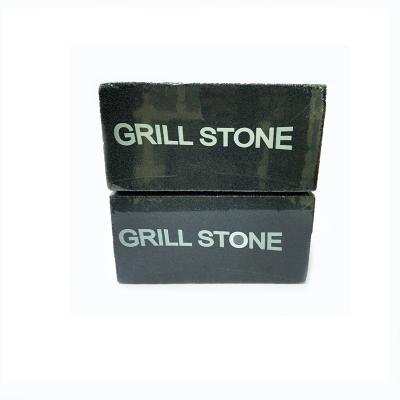 China Cheap Easily Cleaned Grill Remover Hot Stone Brick Sponge Glass BBQ Cleaning Brush For BBQ for sale