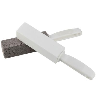 China Sustainable Hot Sale Eco-Friendly Amazon Pumice Tool Toilet Cleaning Brush With Handle for sale