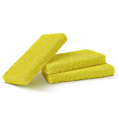 China Remove Dead Foot Skin Mini Pumice Pads Disposable Yellow Pumice Stone From Salon Wholesale for sale