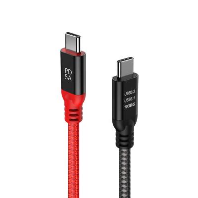 China Mobile Phone Shenzhen 10GB USB 2022 Type c Cable 20V/5A 100W PD Data Cable for sale