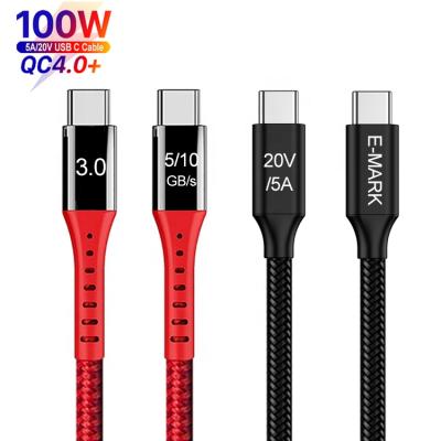 China E-Brand Chip Usb C Cable Palladium Mobile Phone Usb C Cable Usb To C Cable 5A 5GB/10GB 3.0 For Computer Mobile Phone for sale