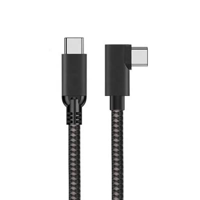 China USB 3.1 GEN 2 C Cable HD 90 Degree Mobile Phone USB Type-C Cable USB 10Gbps Fast Charging Data Cable for sale