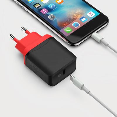 China Versatile Type C 18W PD Usb C Wall Charger Usb C Power Banks Quick Power CE kc Charger for sale