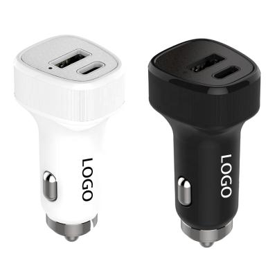 China Newest Power4 Mobile Phone 36W Car Charger with 2 USB Ports QC 3.0 and PD Type C Car Charger for Mobile Phone for sale