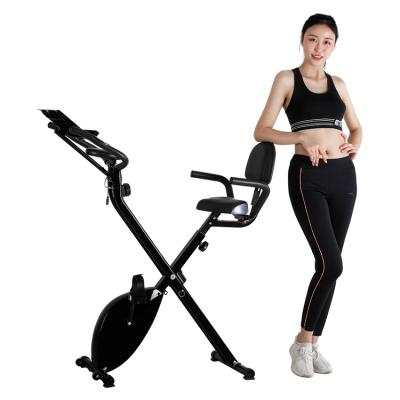 China Professional Folding Magnetic Upright Exercise Bike Home Use New Design For Home for sale