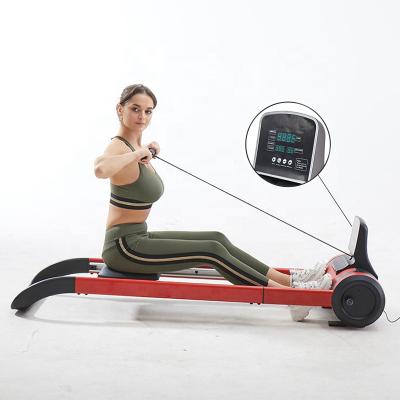 China Fitness Home Use Workout Rowing Machine Magnetic Resistance Foldable Rowing Machine For Home for sale