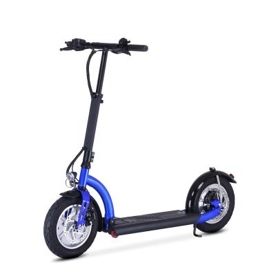 China Factory Delivery Unisex Custom Supply Blue Two Wheel Teen Electric Scooter With Suspensions for sale